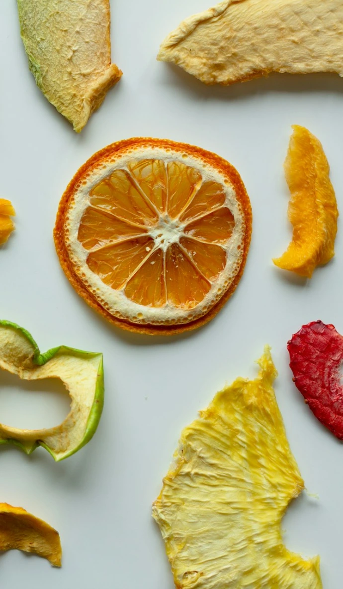 sliced lemon and red chili